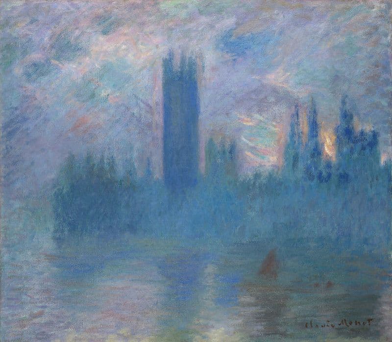 Houses of Parliament, London as a canvas print