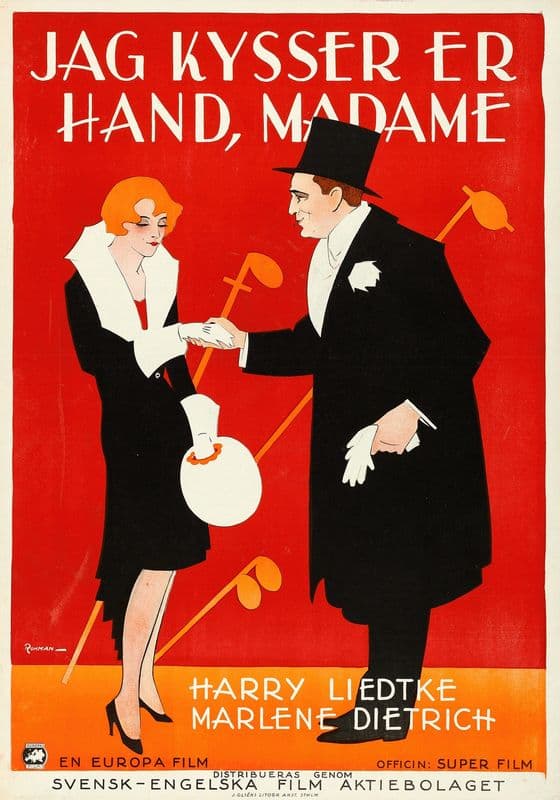 I Kiss Your Hand, Madame as a canvas print