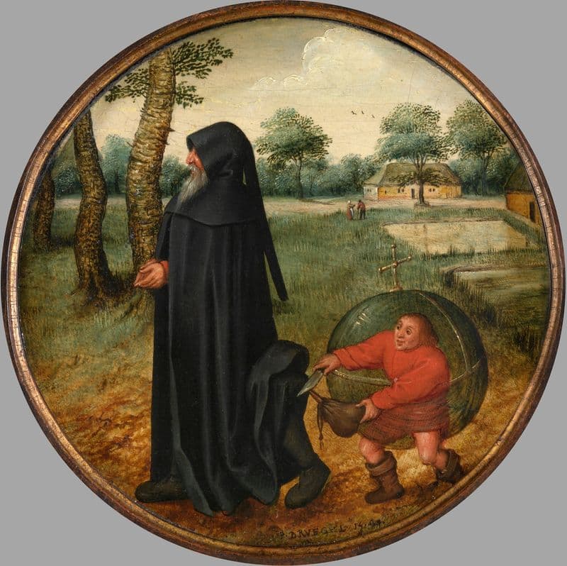I Mourn Because the World is so Untrustworthy as a canvas print