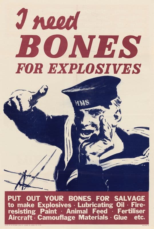 I Need Bones for Explosives as a canvas print