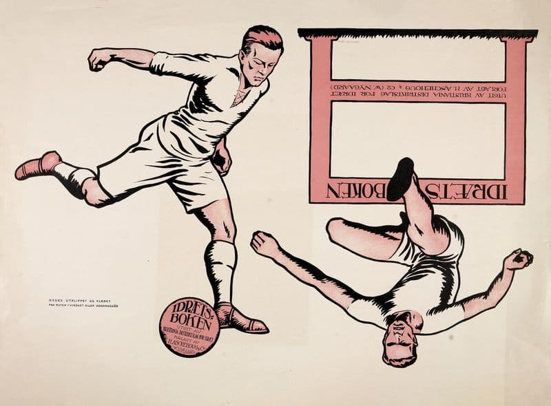 Idrætsboken as a canvas print