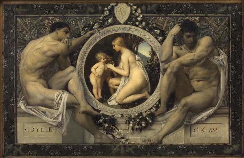 Idylle as a canvas print
