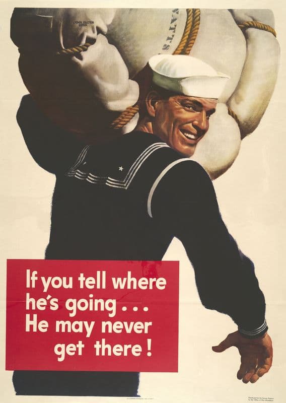 If you tell where he’s going… he may never get there! as a canvas print