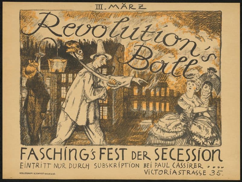 III. März Revolution’s Ball. Fasching’s Fest der Secession as a canvas print