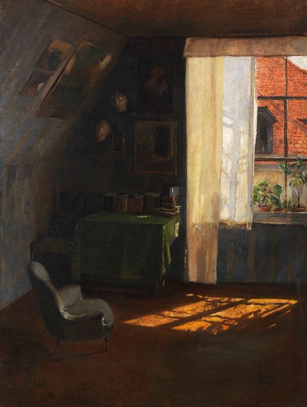 Im Atelier (Ca. 1900-10) as a canvas print