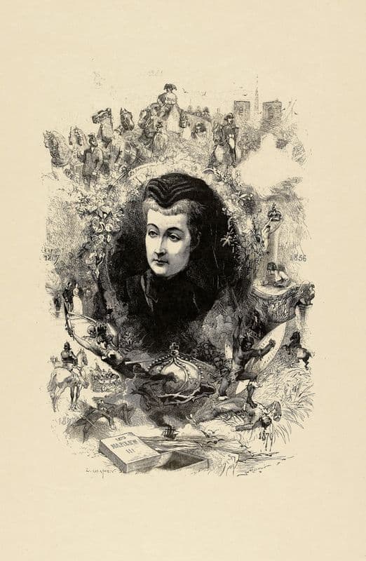Impératrice Eugénie as a canvas print