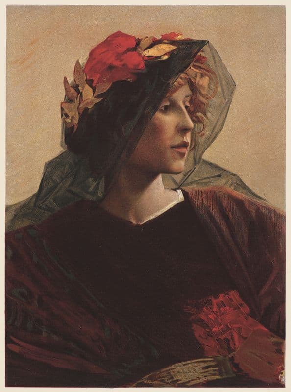 Impéria (ca. 1899) as a canvas print
