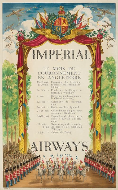Imperial Airways as a canvas print