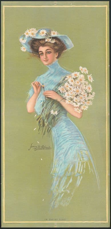 In daisy time as a canvas print