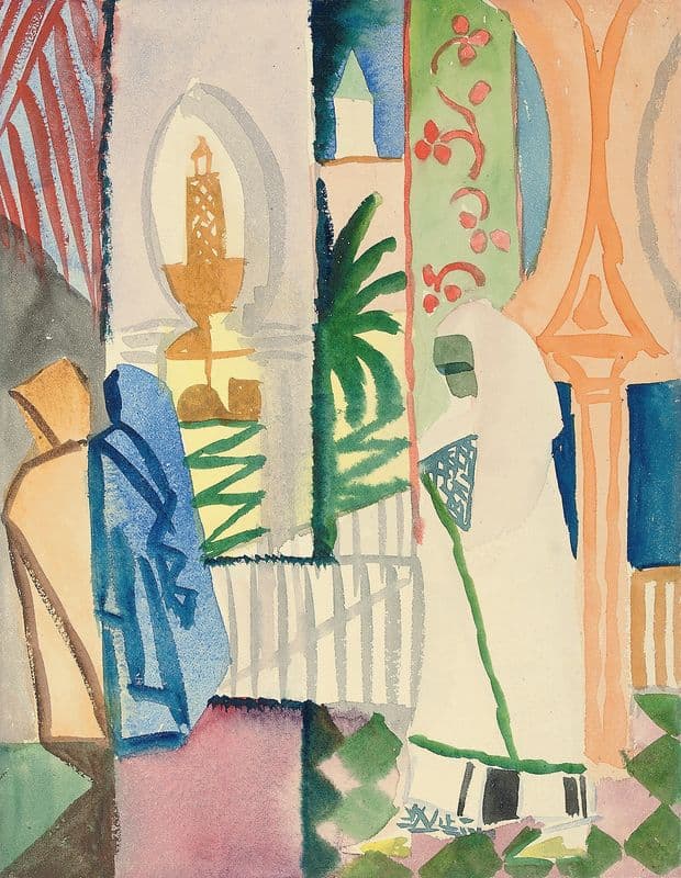 In der Tempelhalle as a canvas print