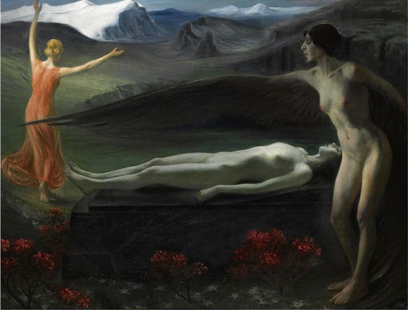 In Die Unendlichkeit as a canvas print