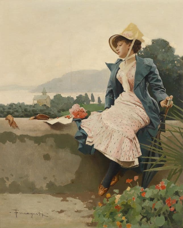 In Erwartung as a canvas print