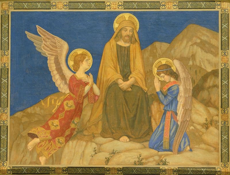 In the Desert (1915-1925) as a canvas print