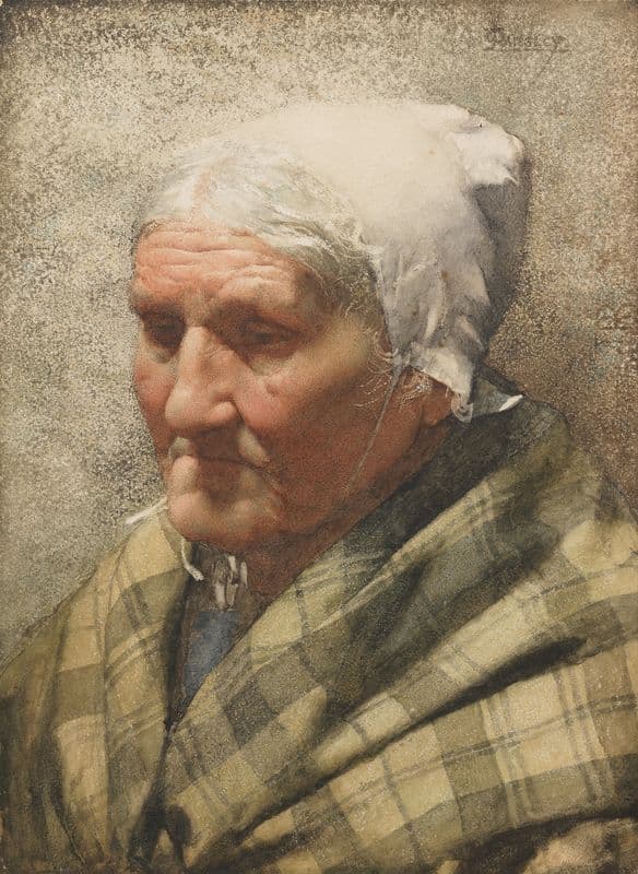 In the evening of life as a canvas print