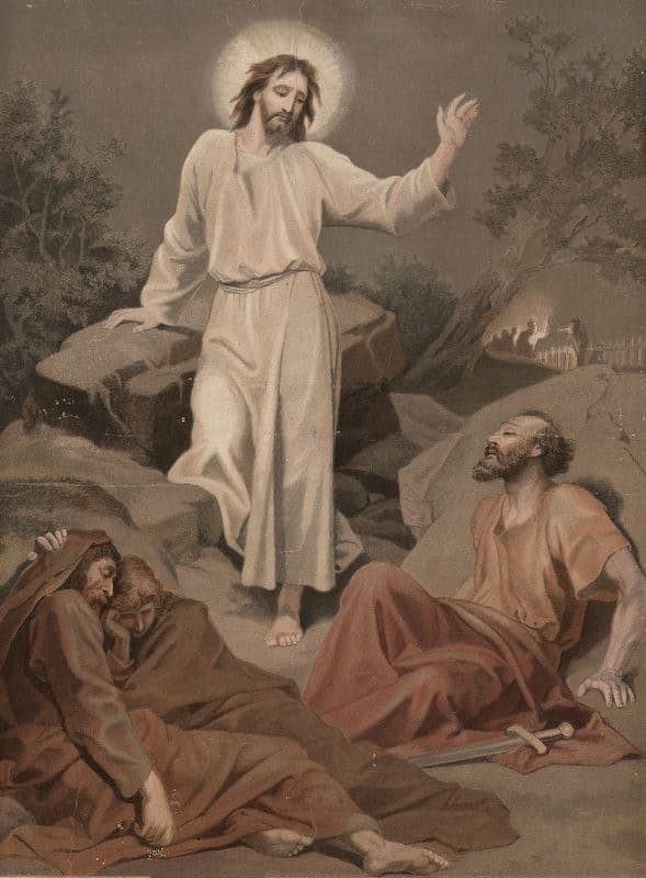 In the Garden of Gethsemane as a canvas print