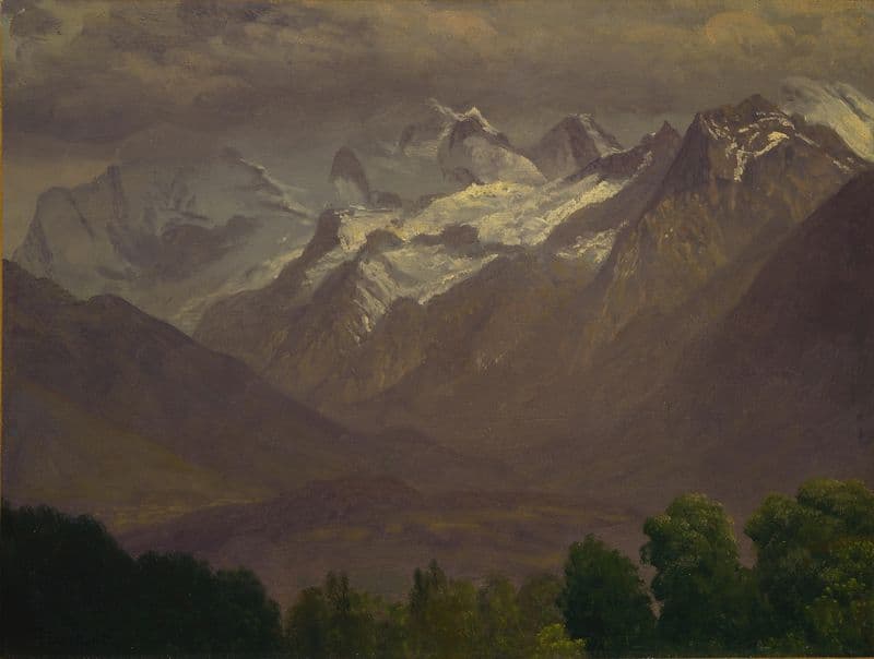 In the High Mountains as a canvas print