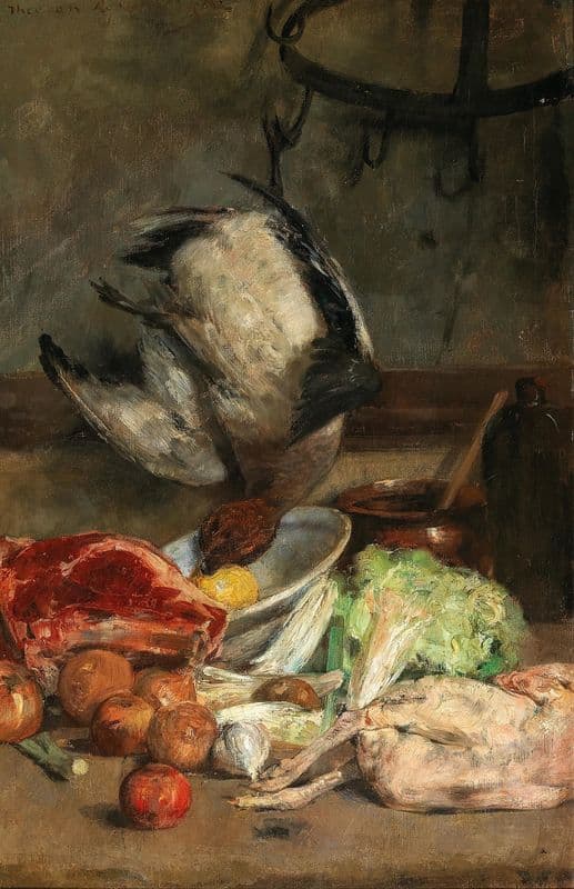 In the Kitchen, Still Life (c. 1878–1880) as a canvas print