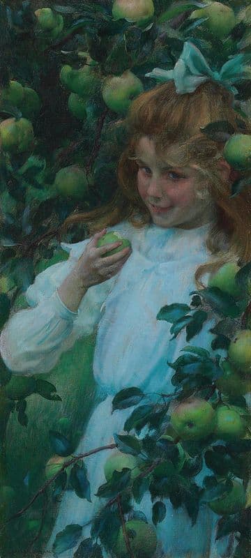 In the Orchard as a canvas print
