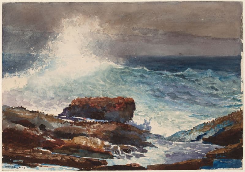 Incoming Tide, Scarboro, Maine as a canvas print
