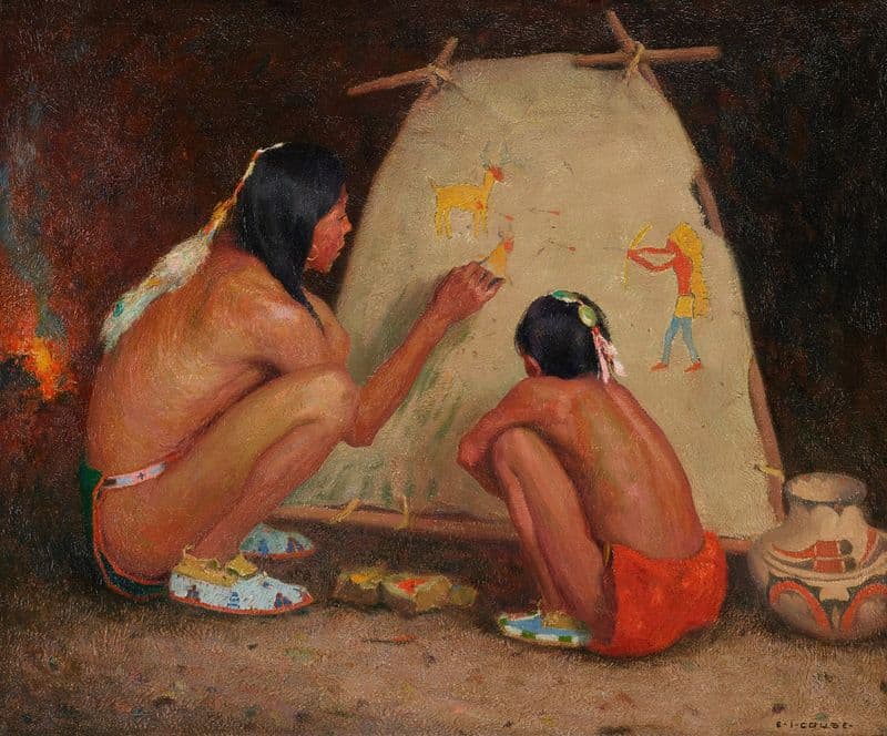 Indian Painter (19th century) as a canvas print