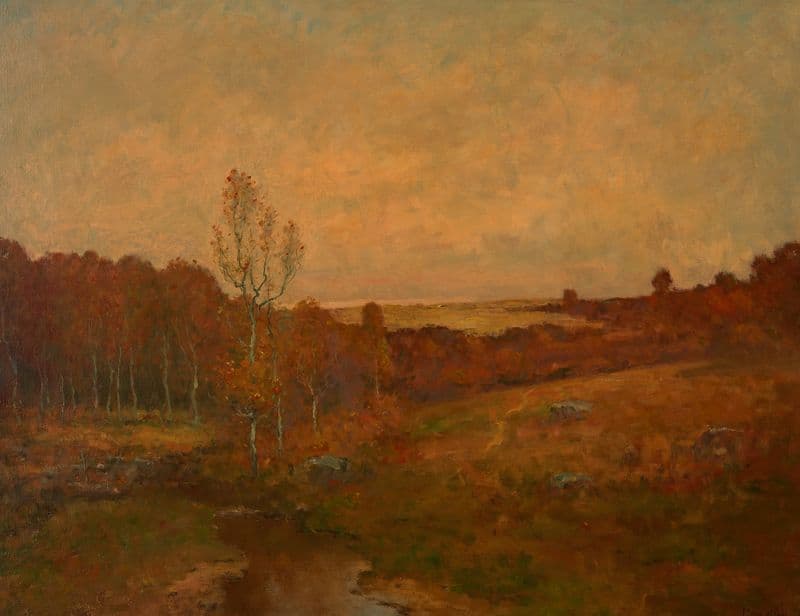 Indian Summer Day as a canvas print