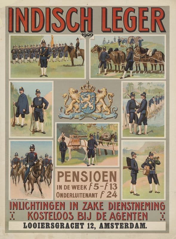 Indisch Leger as a canvas print