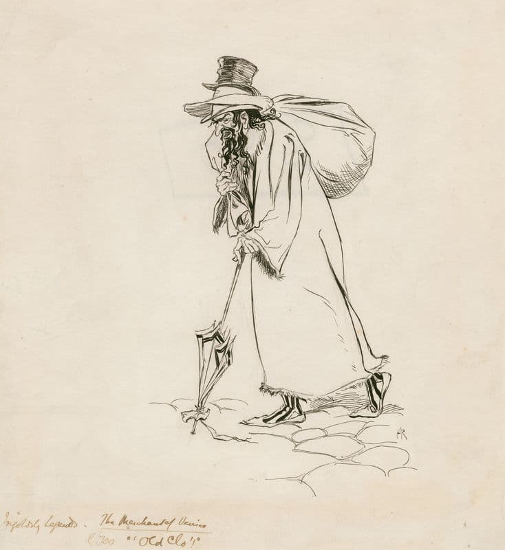 Ingoldsby legends. Merchant of Venice as a canvas print