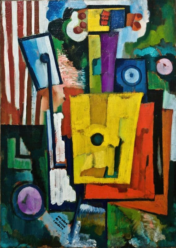 Instrument’s Life (c. 1916) as a canvas print