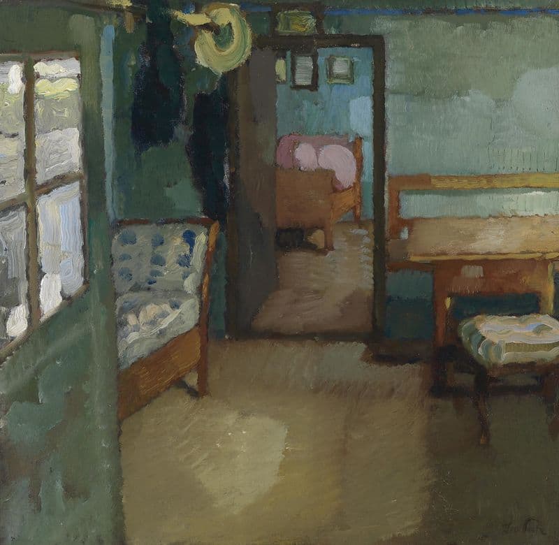 Interieur (c1905) as a canvas print