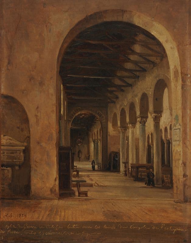 Intérieur d’église en Calabre as a canvas print