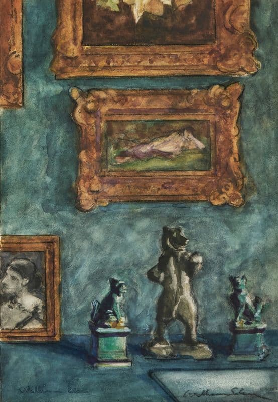 Interior at Windlestone as a canvas print