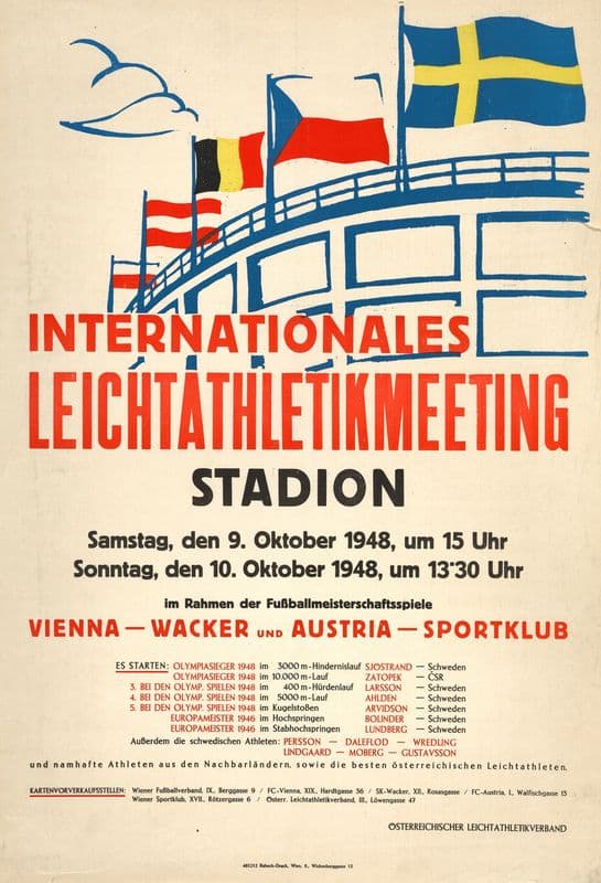 INTERNATIONALES LEICHTATHLETIKMEETING STADION as a canvas print
