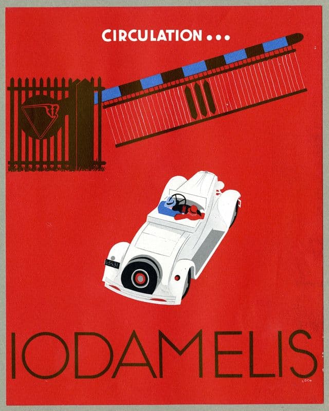 Iodamelis (1910-1950) as a canvas print
