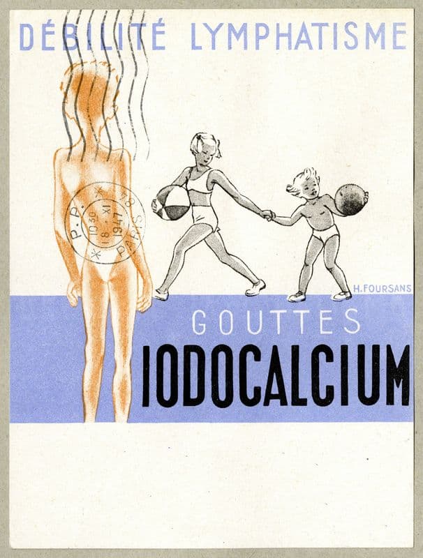 Iodocalcium as a canvas print
