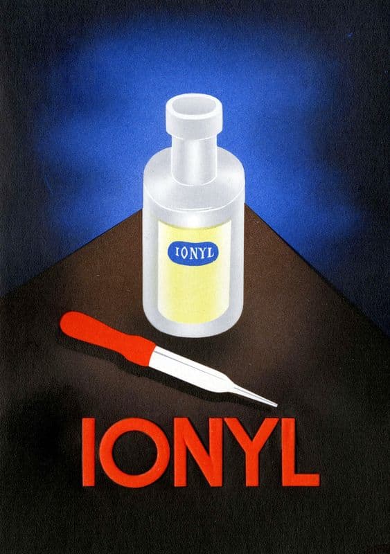 Ionyl (1910-1950) as a canvas print