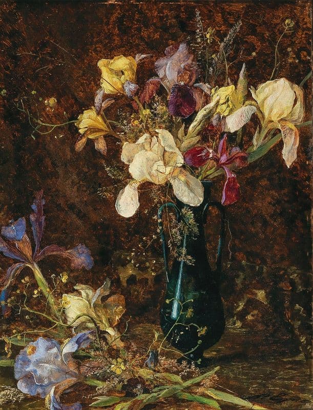 Iris as a canvas print