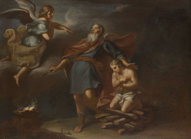 Isaac’s sacrifice as a canvas print