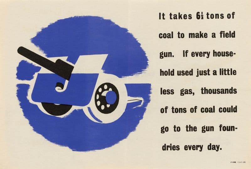 It Takes 6 and a half Tons of Coal to Make a Field Gun as a canvas print