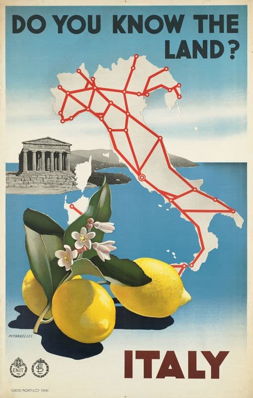 Italy. Do you know the land as a canvas print