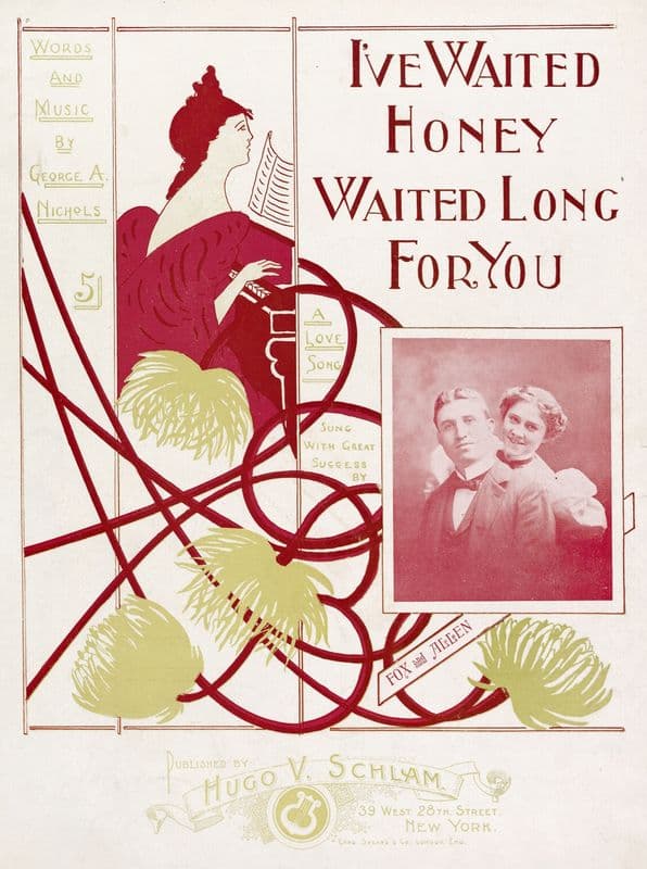 I’ve waited, honey, waited long for you as a canvas print