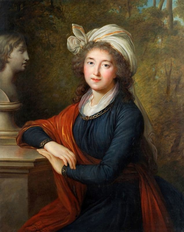 Izabela Lubomirska as a canvas print