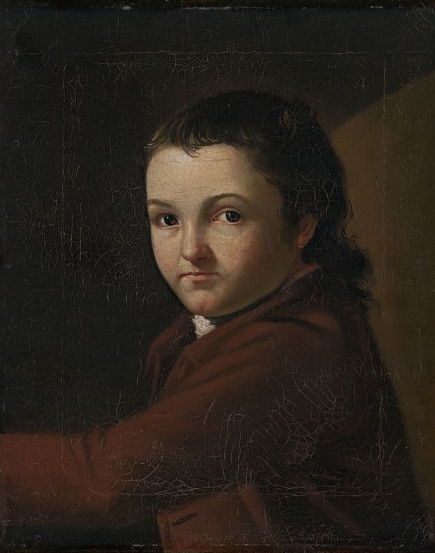 Jabez Huntington, Jr. (Nephew of the artist) as a canvas print