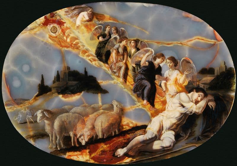 Jacob’s Ladder (circa 1650) as a canvas print