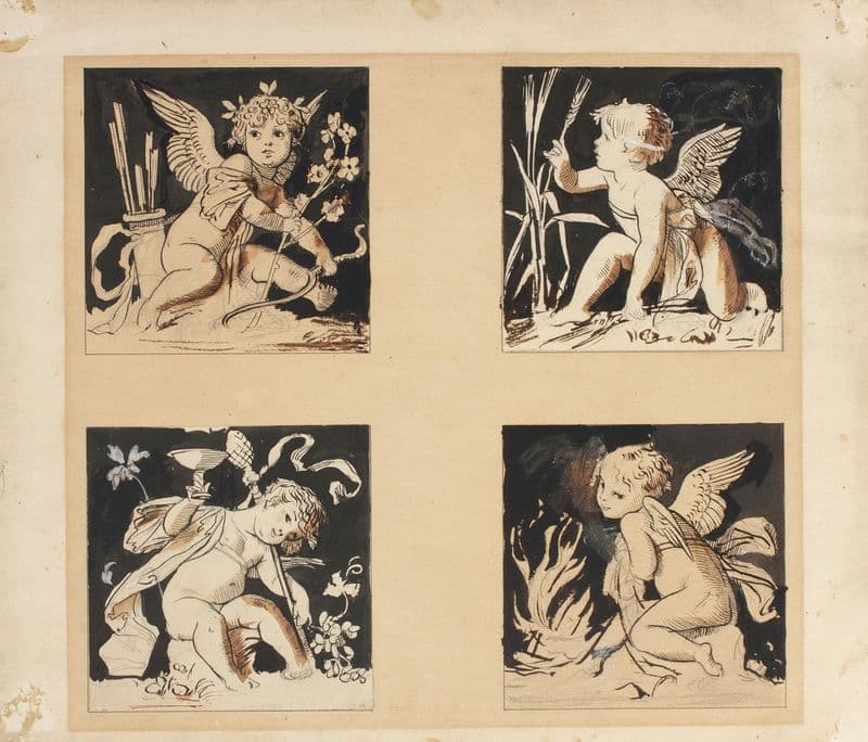 Jahreszeiten as a canvas print