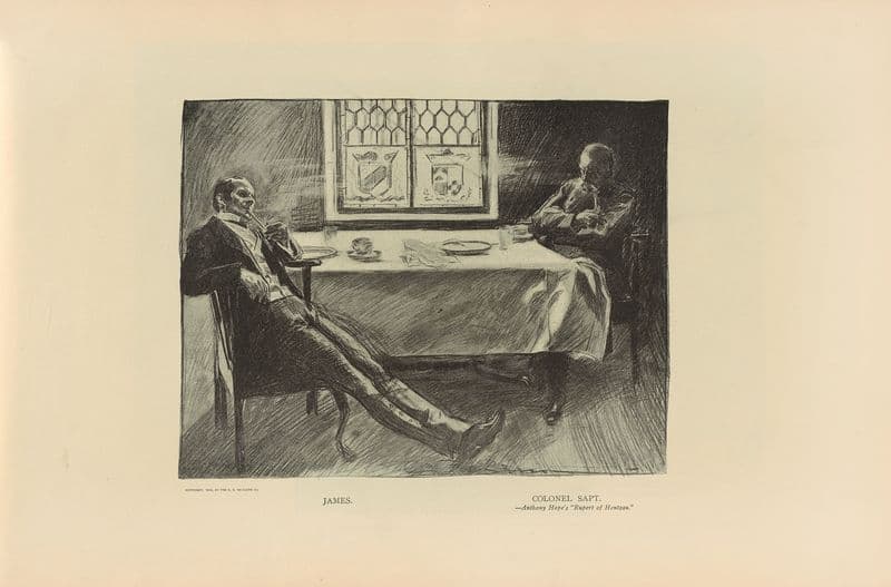 James. Colonel Sapt (1893-1900) as a canvas print
