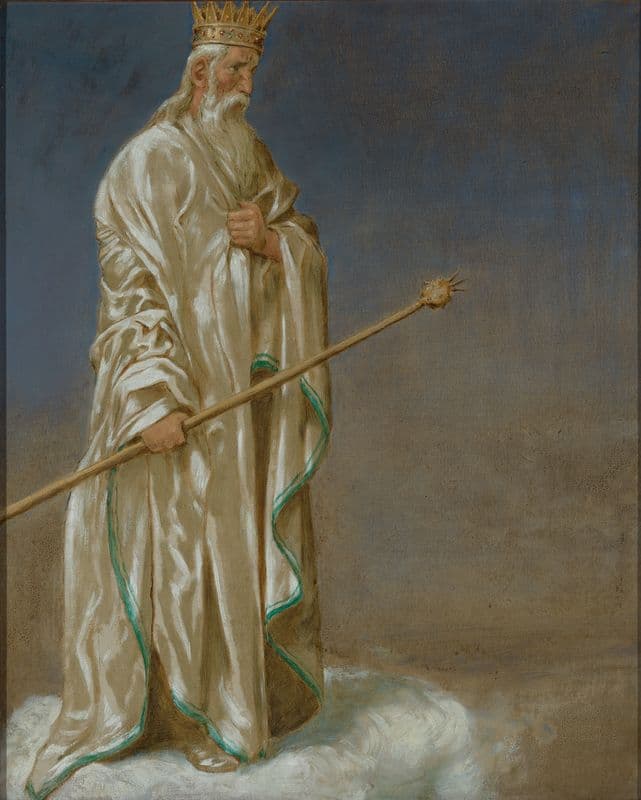 Januar (Eiskönig) as a canvas print