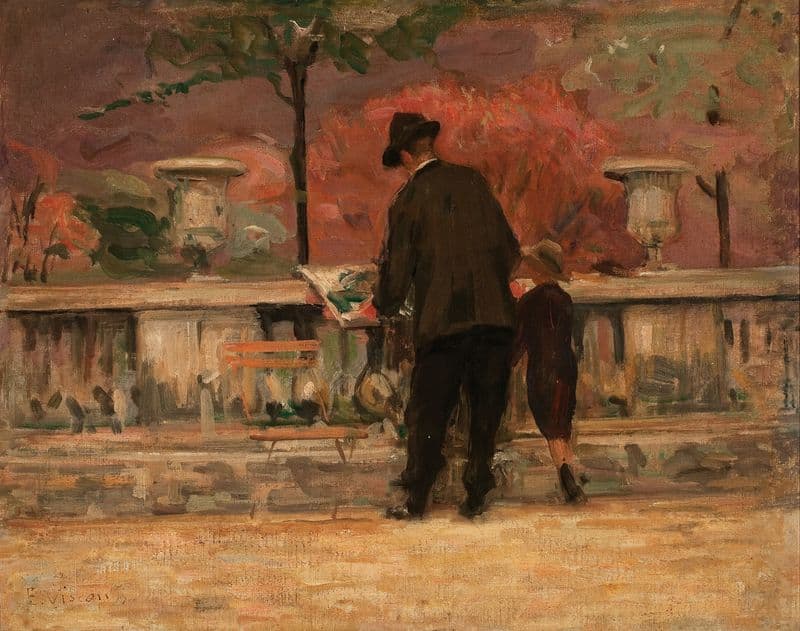 Jardim do Luxemburgo as a canvas print