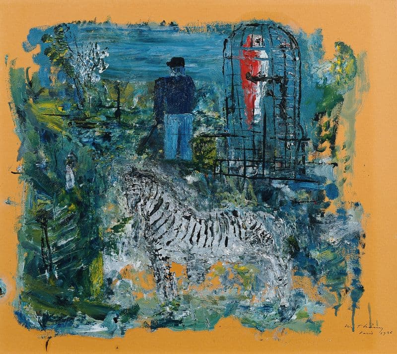 Jardin des Plantes in Paris as a canvas print