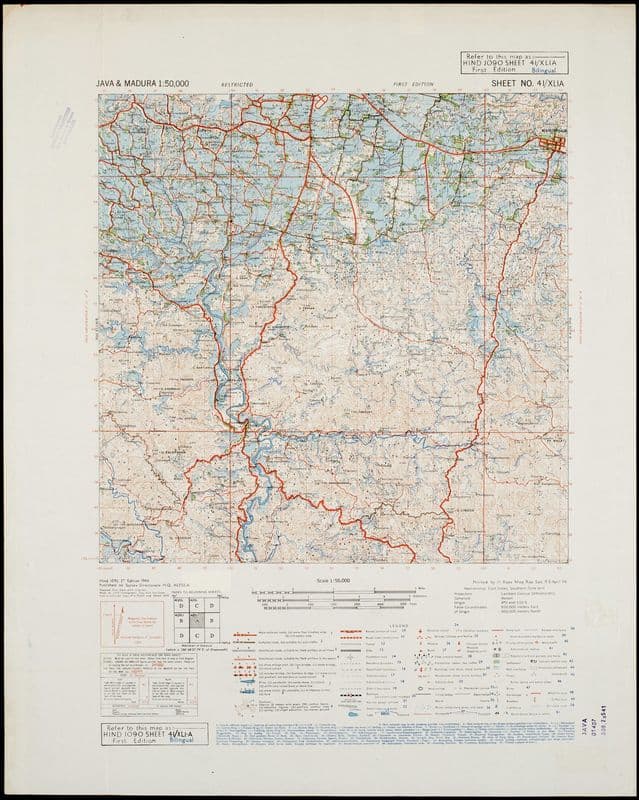 Java & Madura Pl.057 (1942-1946) as a canvas print