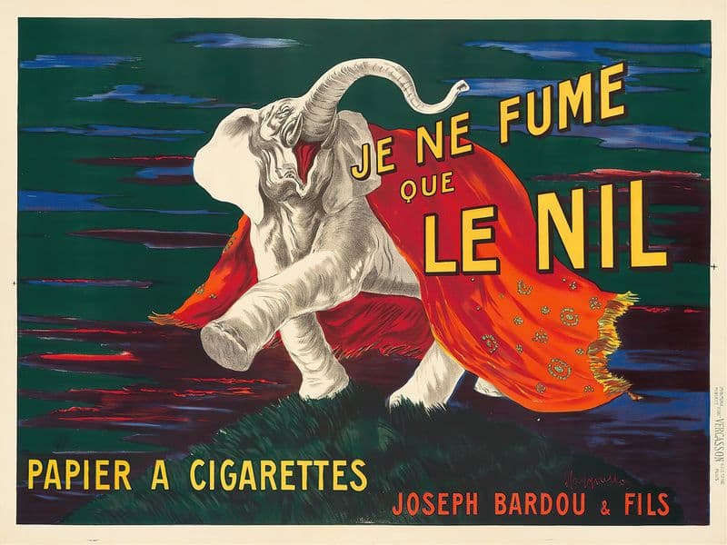 Je Ne Fume Que Le Nil as a canvas print